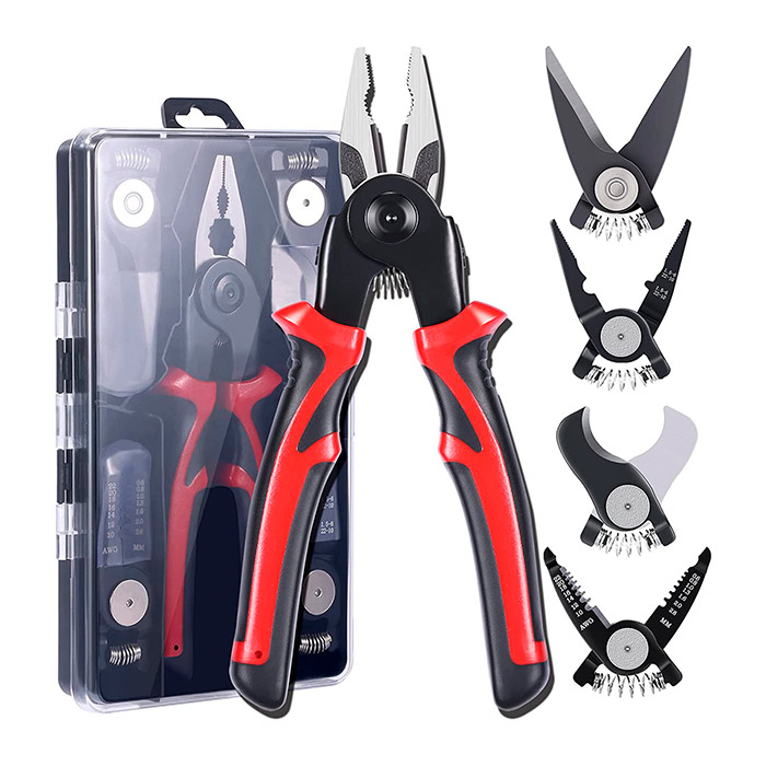 SwapPliers, 5-in-1 universal pliers