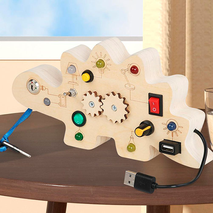 An educational toy where the child learns through play and at the same time develops thinking skills and fine motor skills!