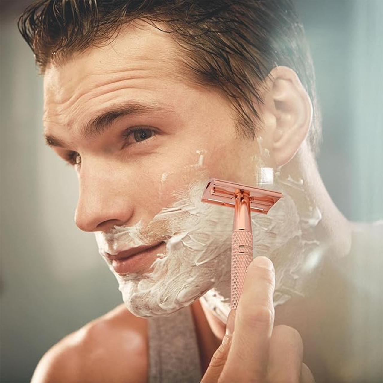 A razor for a close shave without irritating the skin.