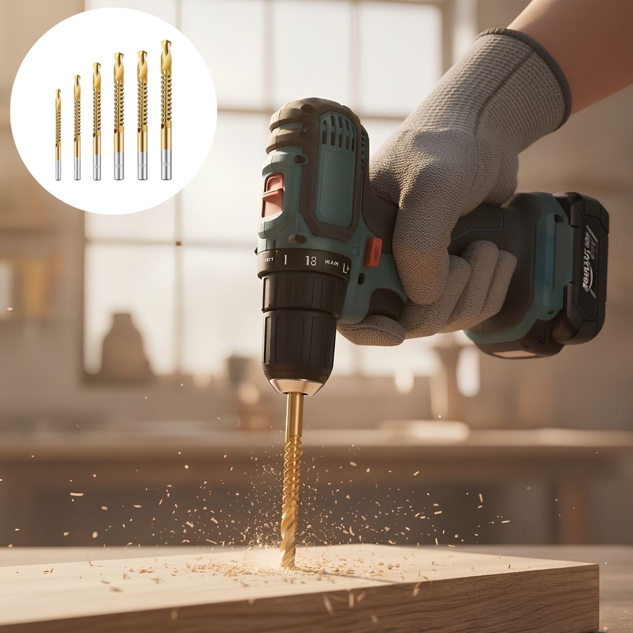 Twist Drill Set for Drilling (6 Pieces), TitBit - Image 4