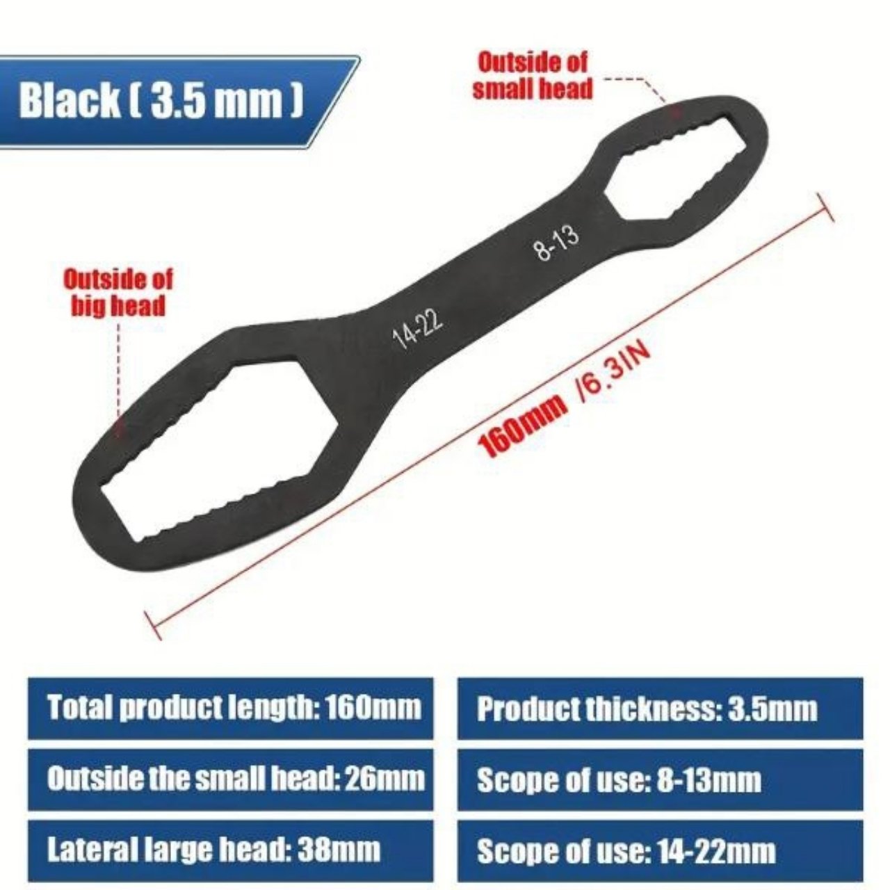 Torx, universal wrench