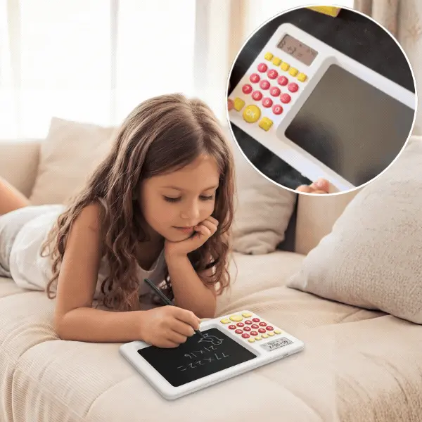 2-in-1 learning tablet with calculator for children, TrainMath - Image 1