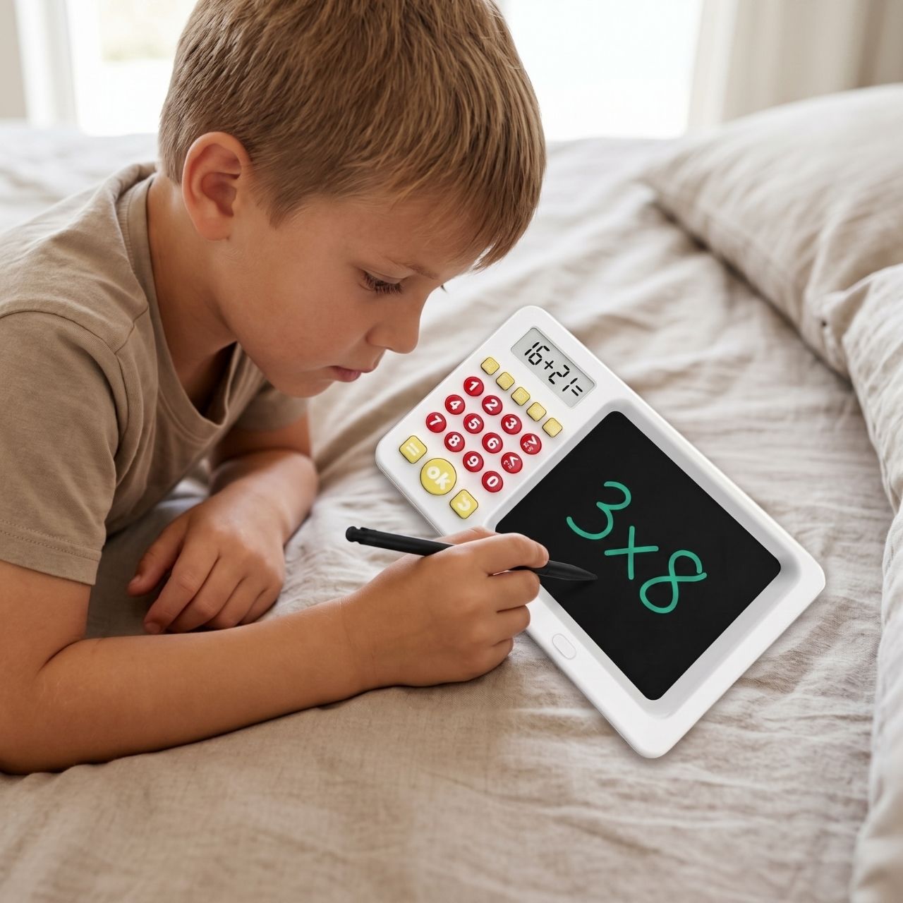 2-in-1 learning tablet with calculator for children, TrainMath - Image 10