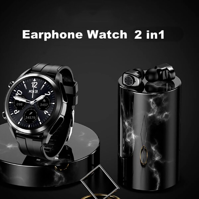 Many smart features - heart rate and blood pressure monitoring, distance tracking, call answering, message reading, alarm clock, stopwatch, sleep quality monitoring, etc.