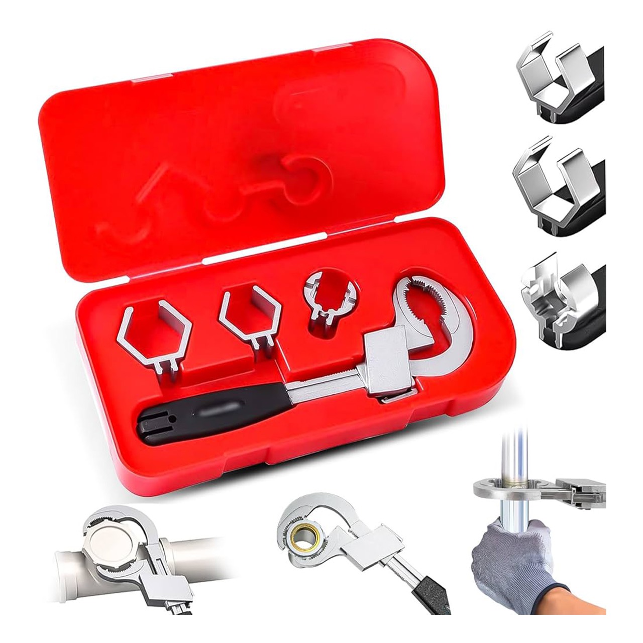 UniWrench, universal double-ended adjustable wrench - Image 1