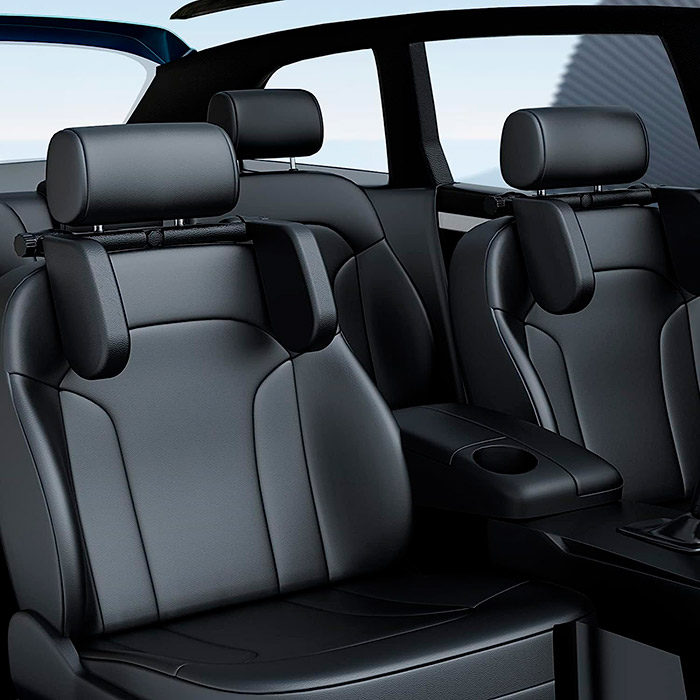 The backrest is a great support for the neck and head!