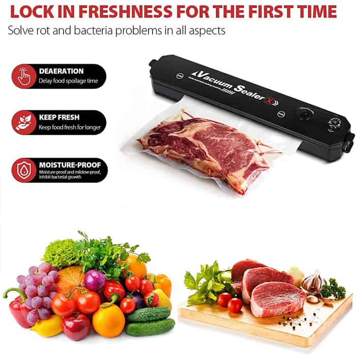 VacuumSealer, an automatic food vacuuming device