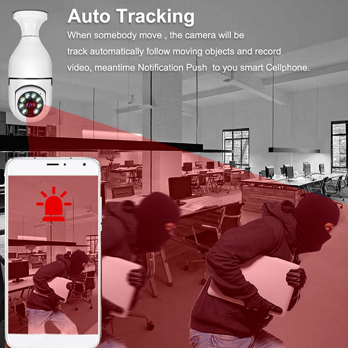 Automatic - when the security camera detects movement, it saves the footage in the app and sends an alert to your phone!