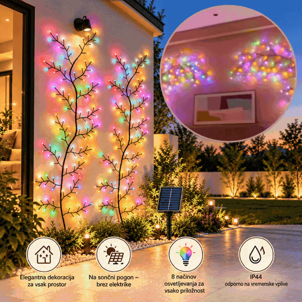 Solar LED Light Branch, VineLight - video