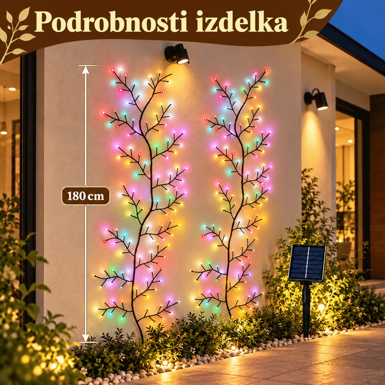 Solar LED Light Branch, VineLight - Image 3