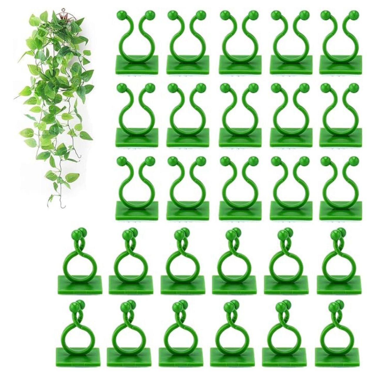Use them to arrange indoor and outdoor plants, organise cables or attach decorative elements - wherever you want order and tidiness.