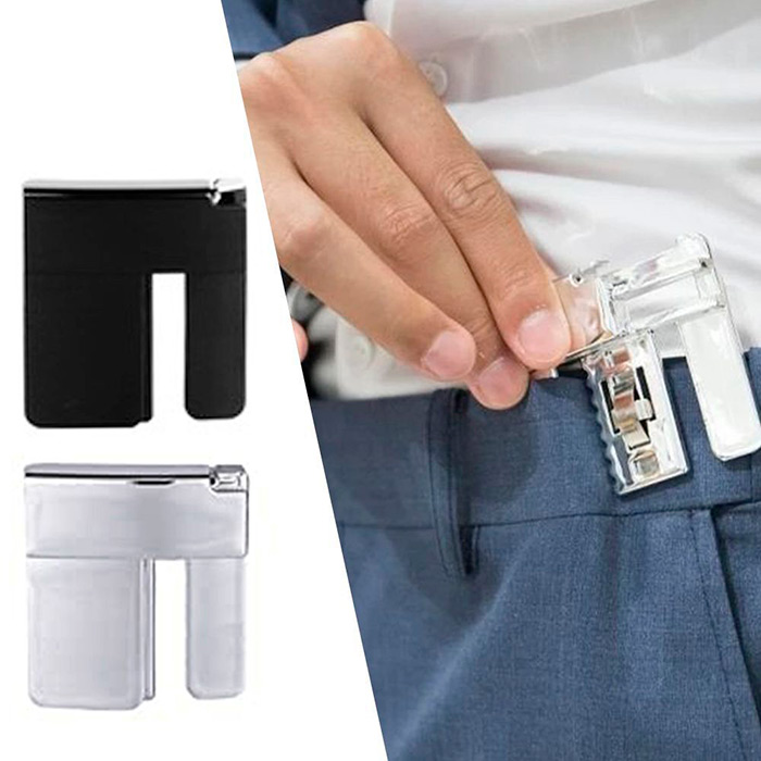 Discreet appearance of the belt buckle - it will hardly be noticed on your pants or skirt!