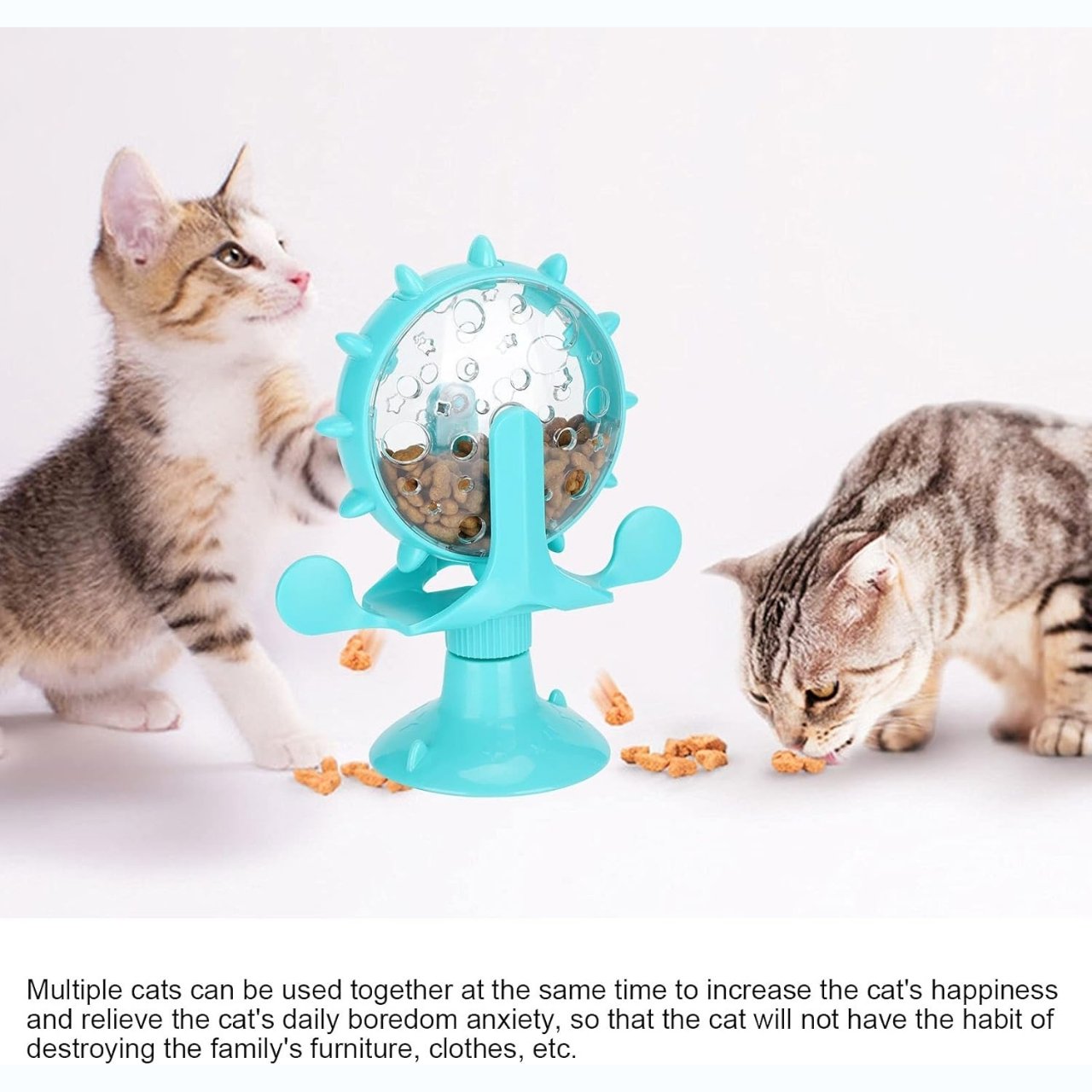 WheelToy, interactive rotating cat and dog food toy - Image 2