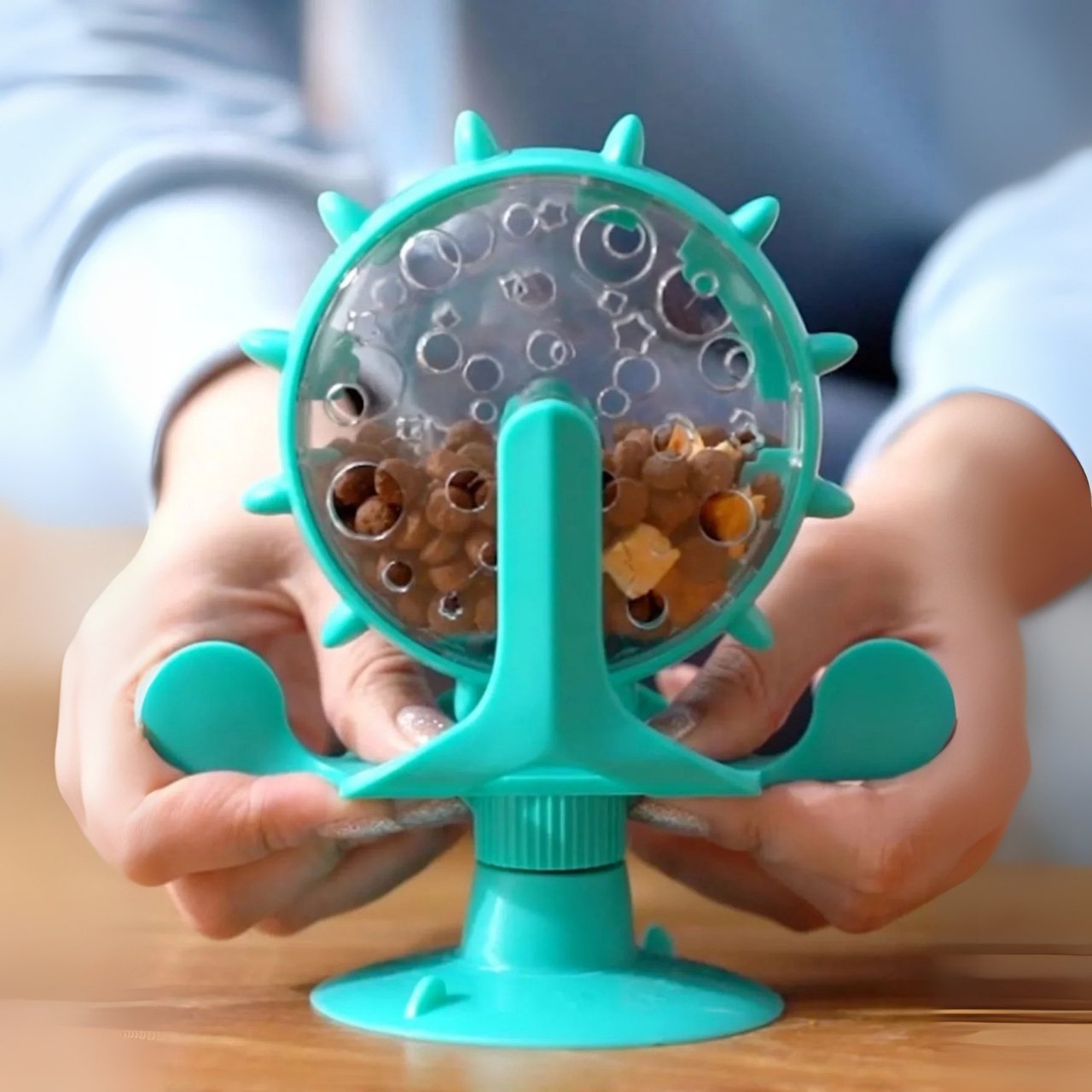 WheelToy, interactive rotating cat and dog food toy - Image 10
