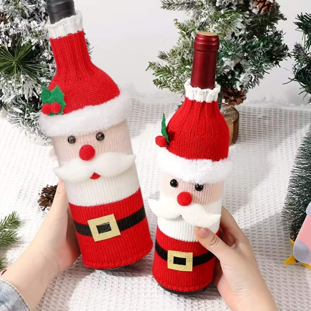 WineSanta, Santa Claus bottle sleeve - Image 3