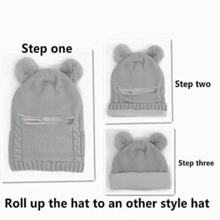 WinterHat, a children's winter hat that covers the head, neck and ears - Image 1