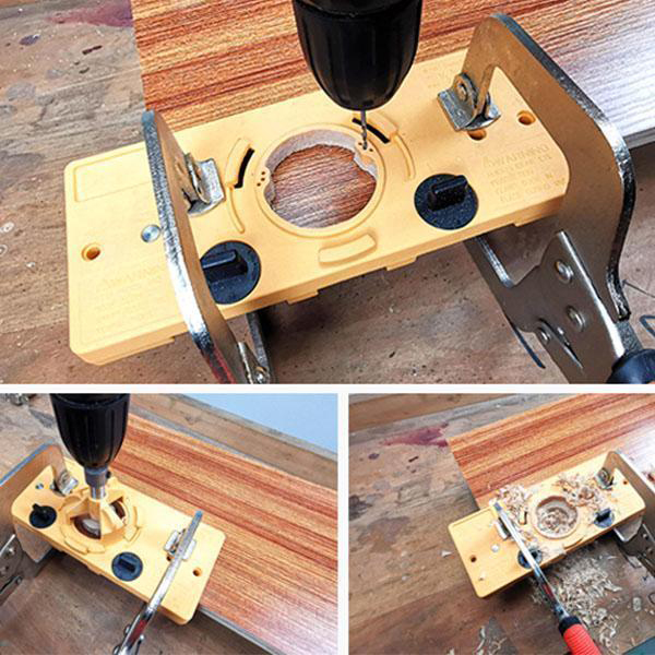 EASY INSTALLATION OF THE DOOR ON THE CABINET