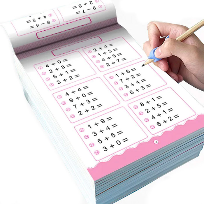WorkBookMath, workbook for addition and subtraction up to 100