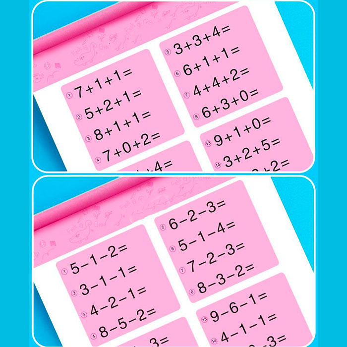80 pages of different calculations, including addition and subtraction up to 100!