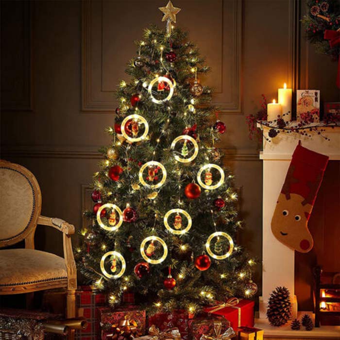 New Year decorations are suitable for windows, doors, fences, walls... The possibilities are endless!