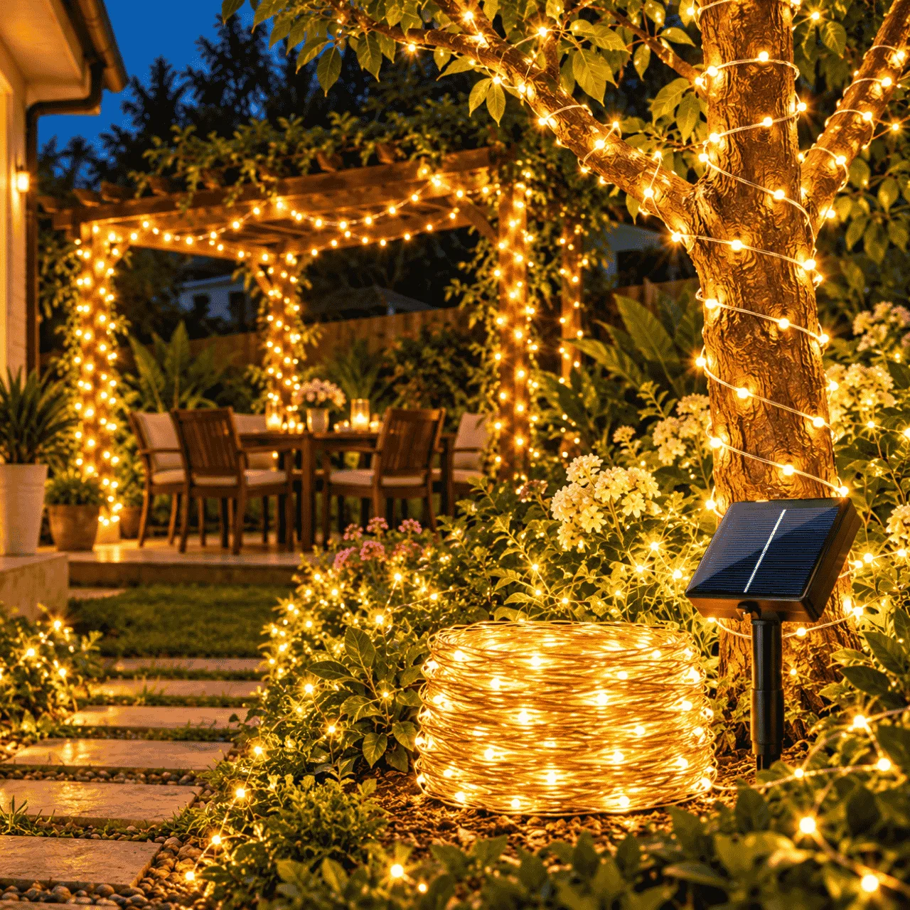 Solar LED String Lights (12 m), YardLights - Image 4