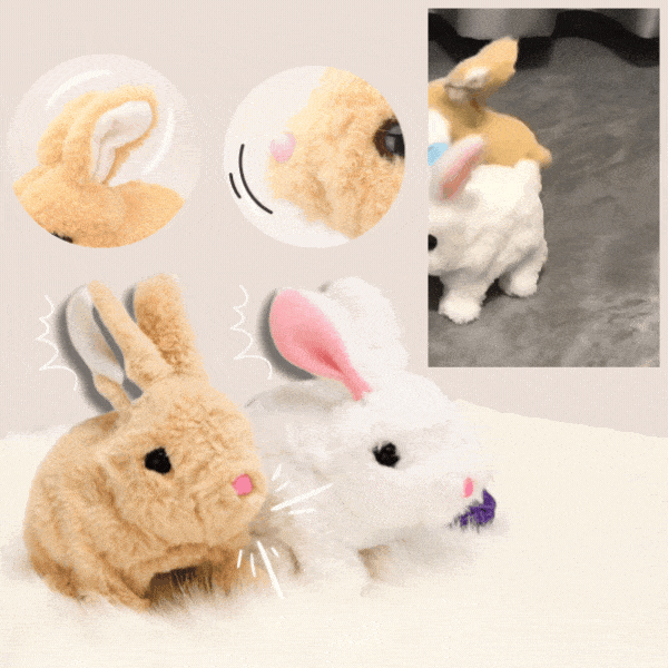 Interactive toy bunny
