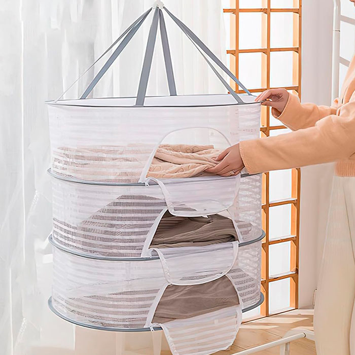 ZipBasket, foldable food drying rack - Image 5